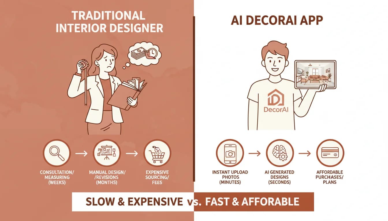 AI home design - Modern interior architecture designed with artificial intelligence