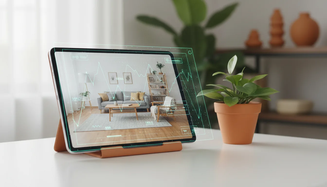 How AI interior design works — methodology diagram