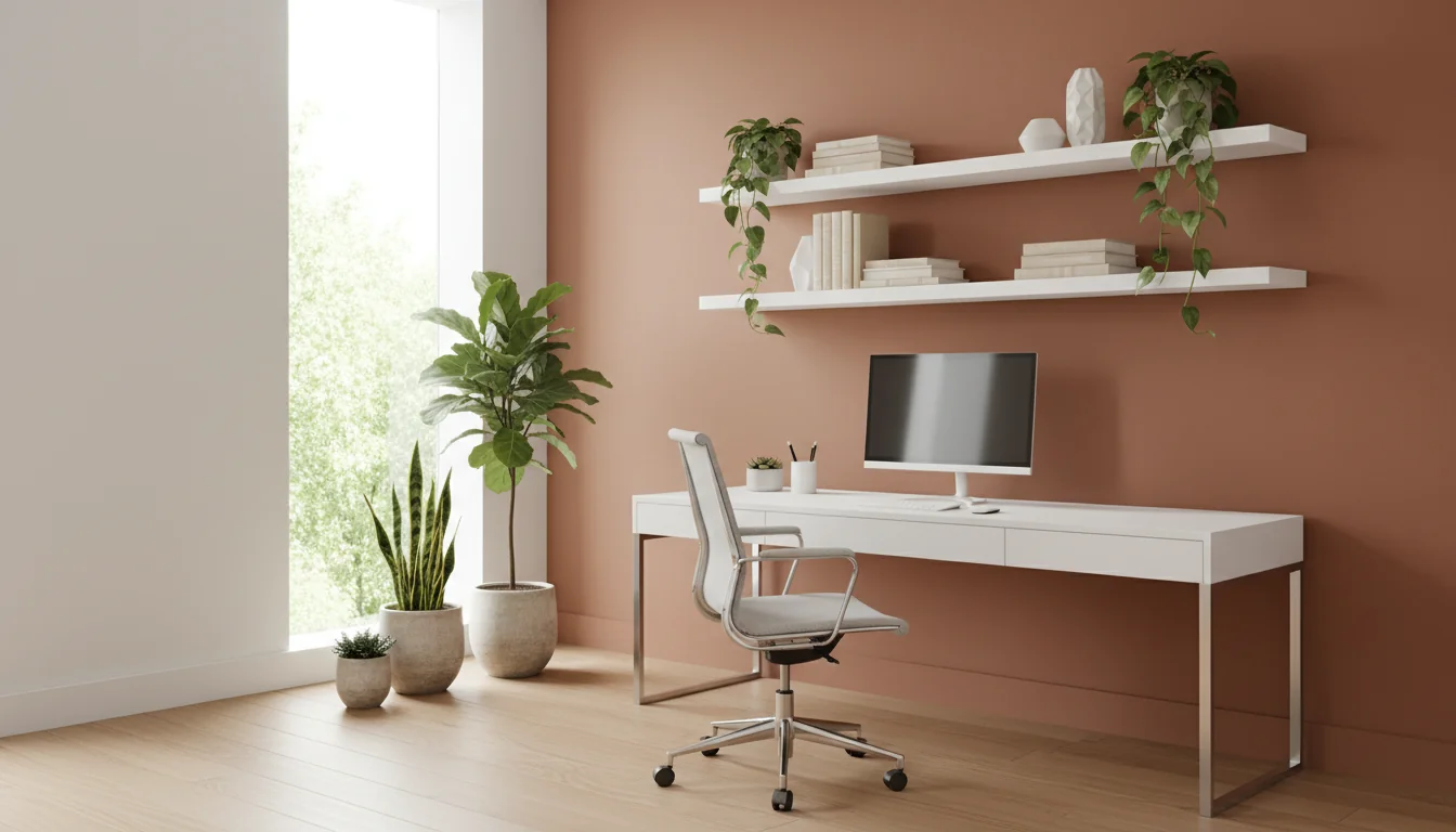 AI home office design - Workspace inspiration with AI interior design
